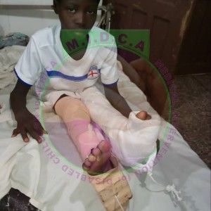 Baraka in hospital
